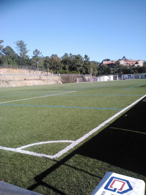 Foto campo antes del comienzo del partido