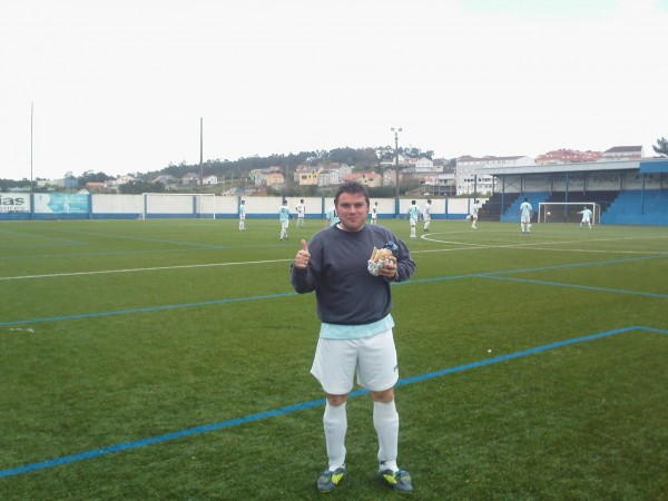 Foto O Corcoesto calentando nas Redondas