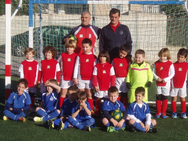 Foto JULIO PROBANDO A LALO EN UN AMISTOSO