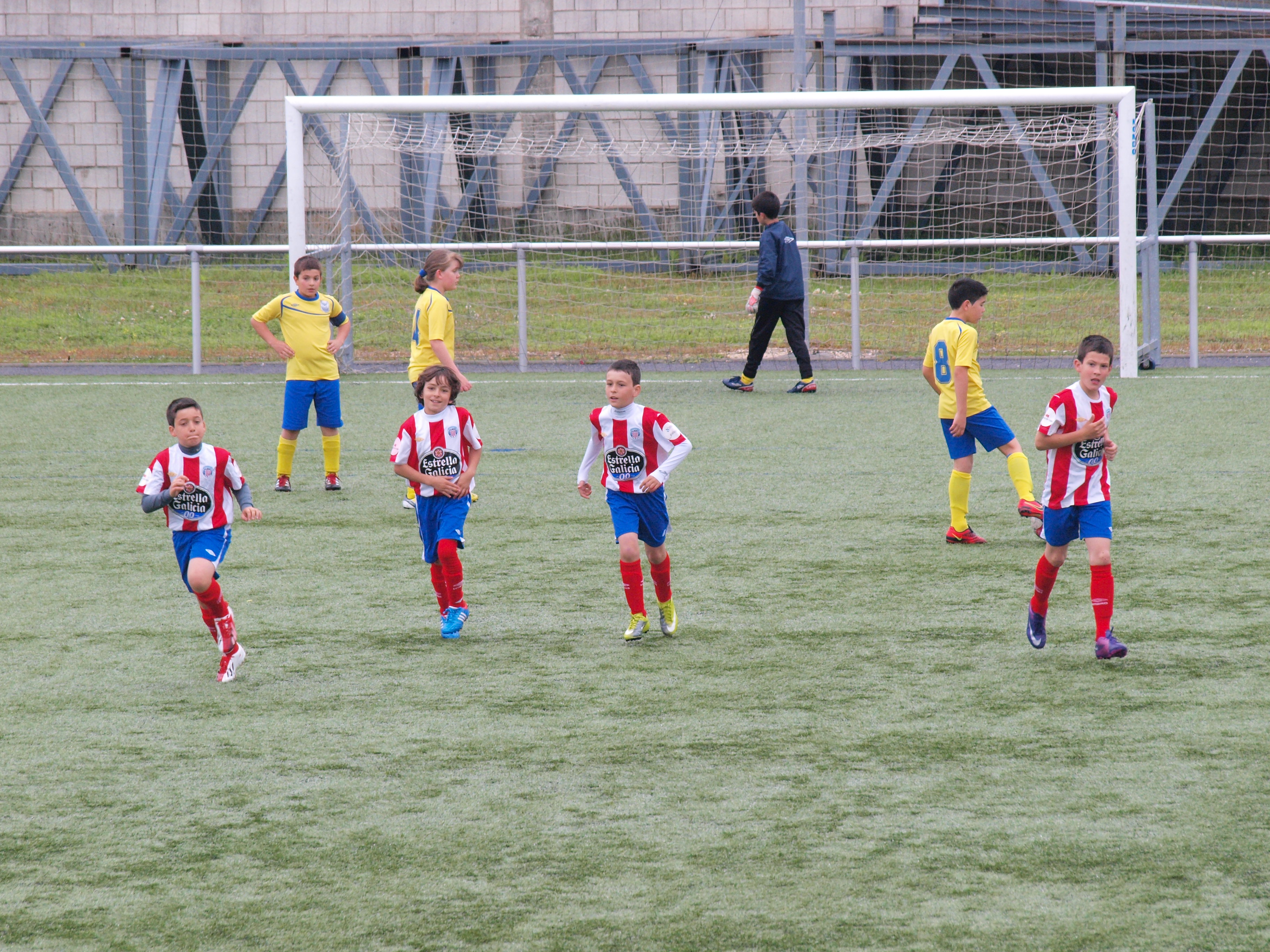 Foto GOL DEL C.D. LUGO NADA MAS COMENZAR PARTIDO