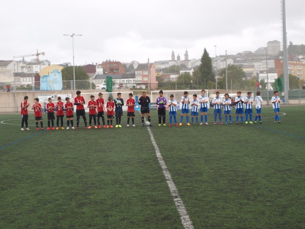 Foto Presentación, Primer partido de Liga.